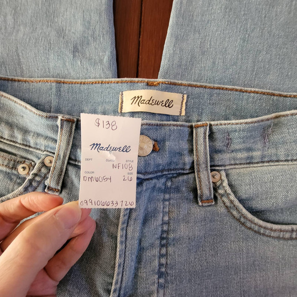 Madewell Jeans NWT Perfect Vintage Jean Alderton Wash 26 NF108 - Picture 8 of 9